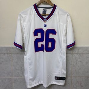 Youth NY Giants Saquon Barkley Nike White Jersey